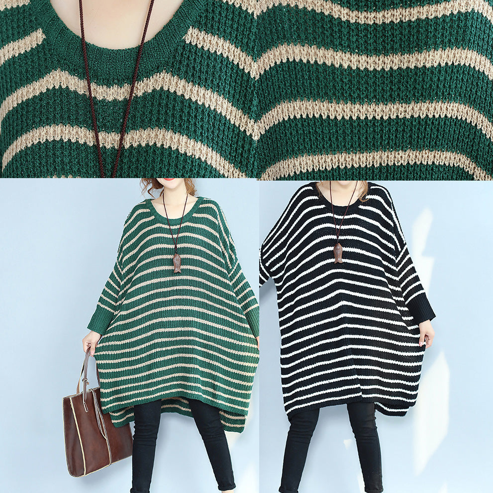 2024年 ブラック カジュアル コージーセーターワンピース